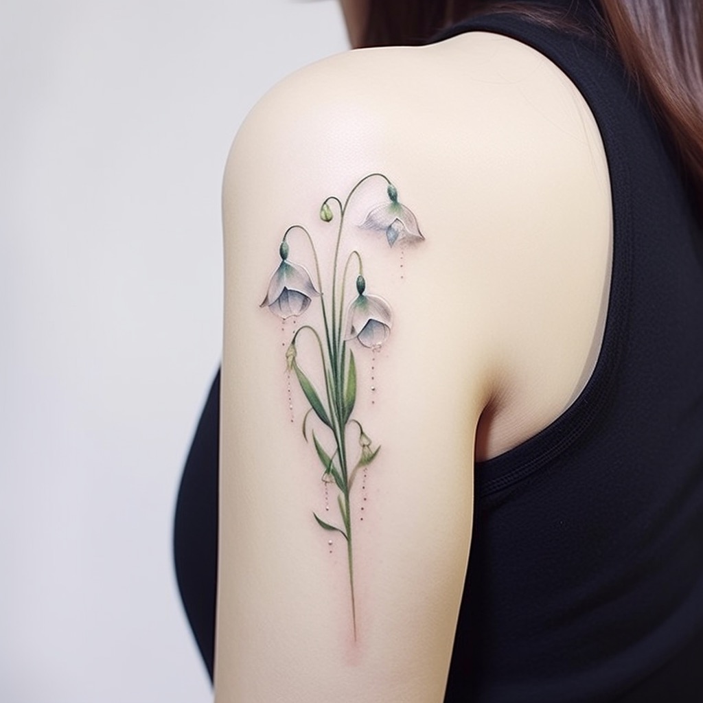 Snowdrop Flower Tattoo The Bridge Tattoo Designs