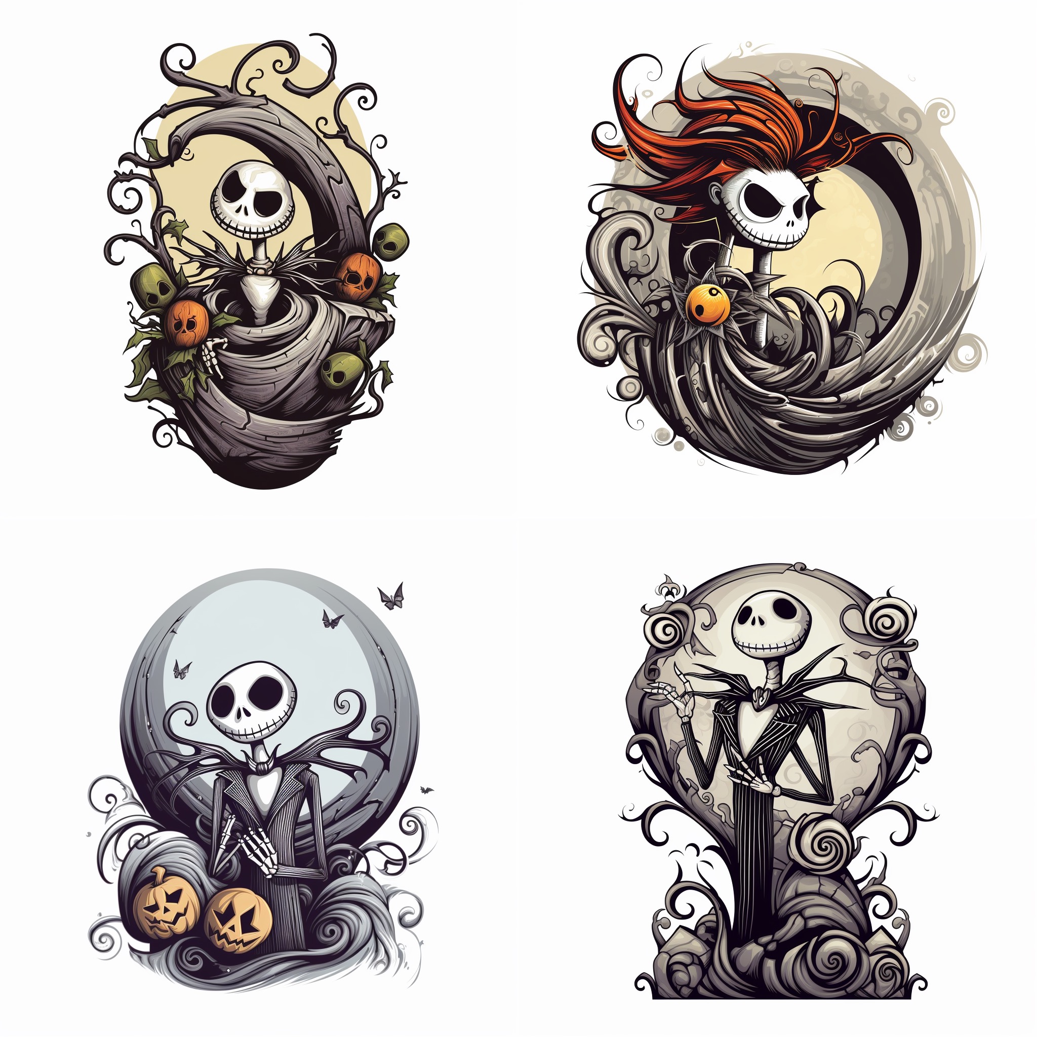 Nightmare Before Christmas Tattoo - The Bridge Tattoo Designs