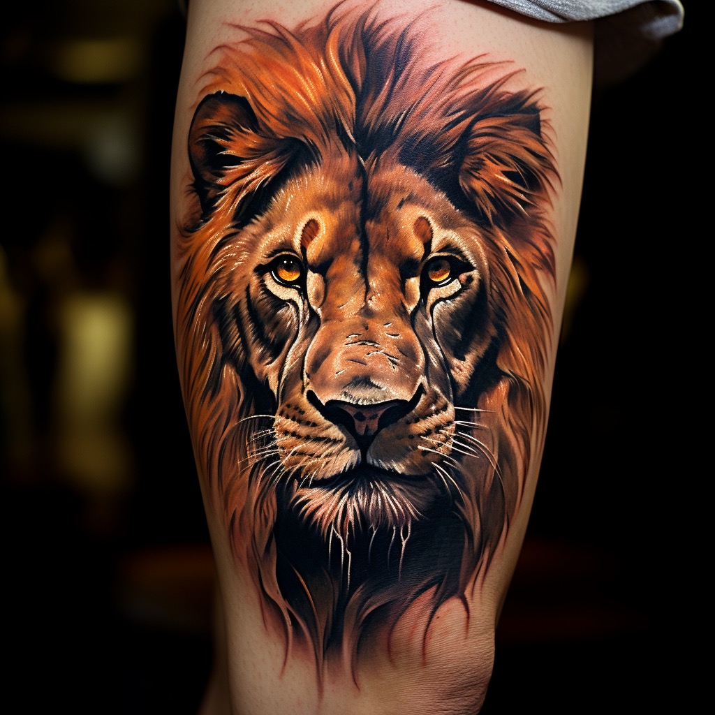 Lion Tattoo The Bridge Tattoo Designs